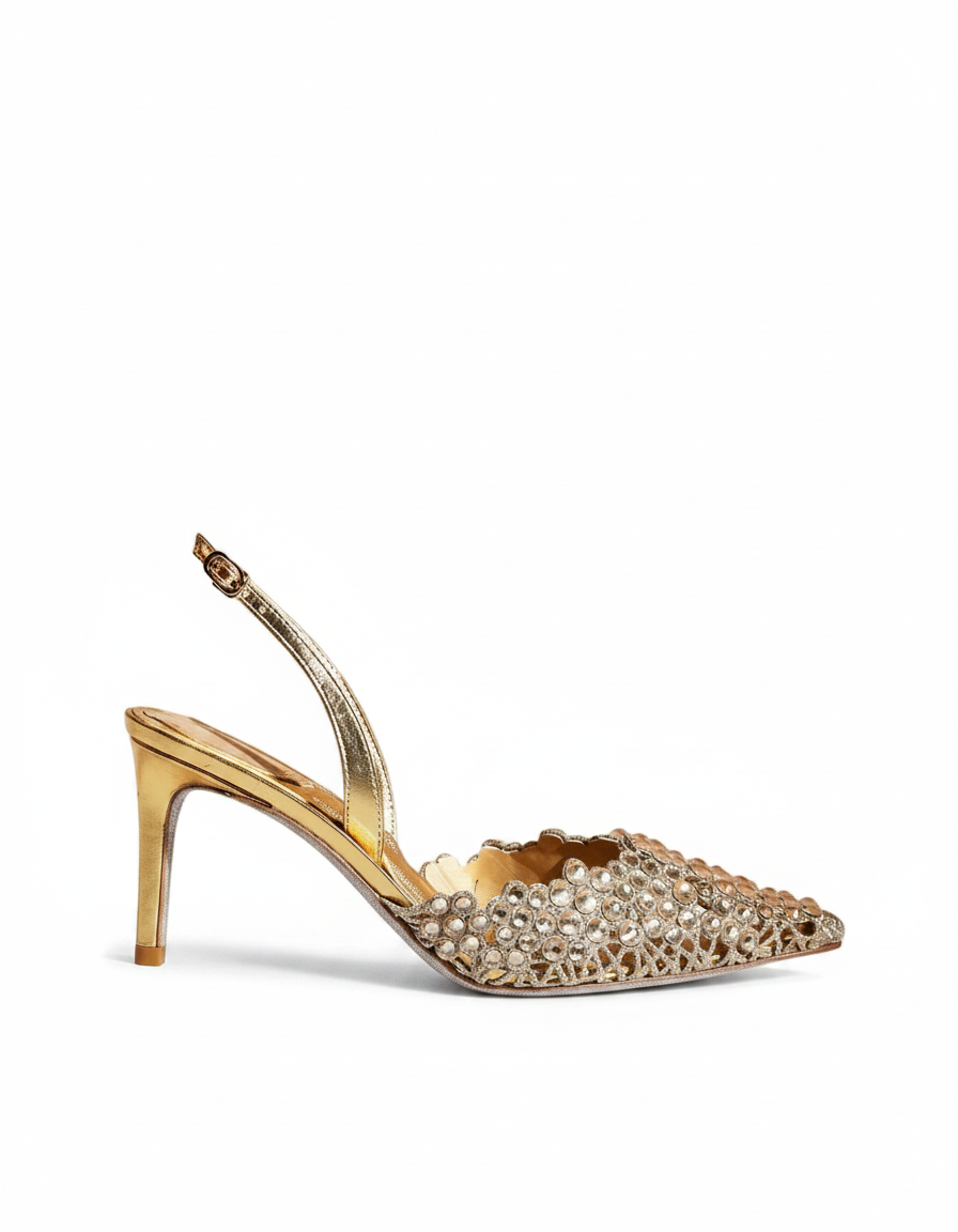 Carolina | Women's Rhinestone Slingback Pumps