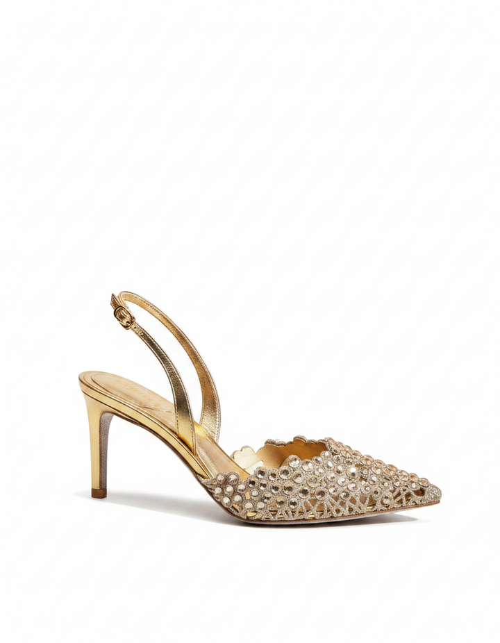 Carolina | Women's Rhinestone Slingback Pumps