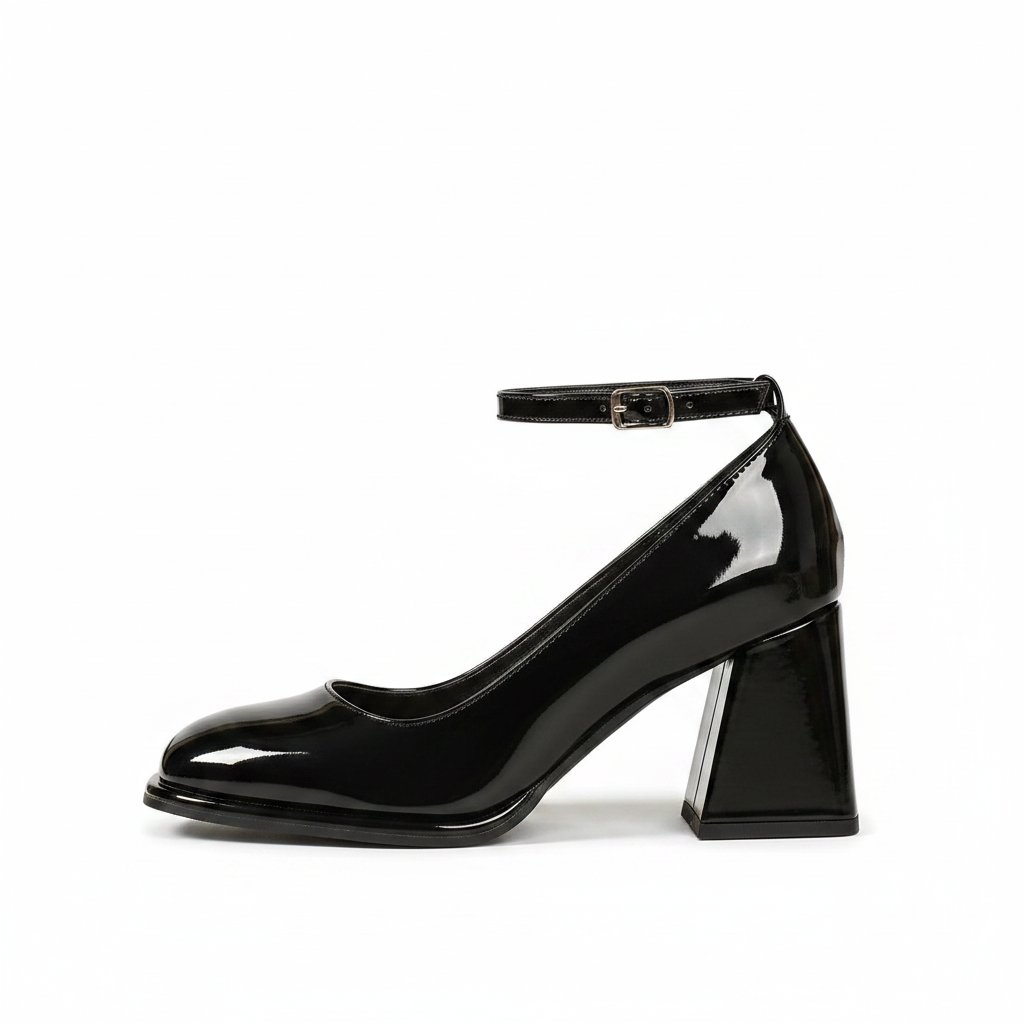 Celeste | Women's Patent Block Heel Sandals