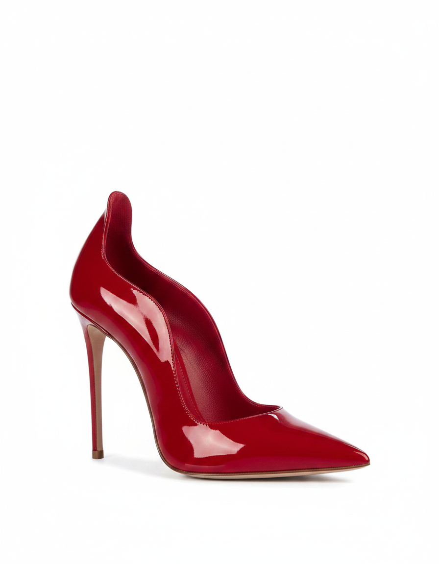 Consolata | Women's Patent Leather Pumps in Red