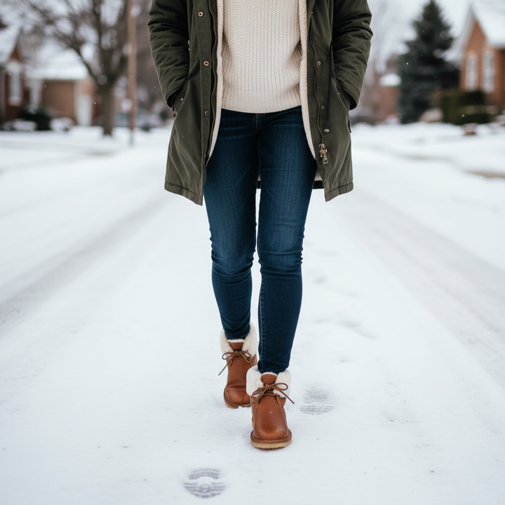 Danielle | Women's Lace-Up Cushioned Ankle Boots