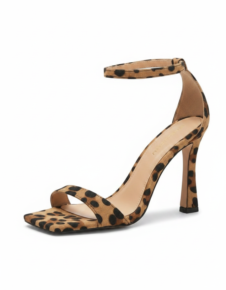 Evalisse | Women's Open Toe Block Heel Pumps