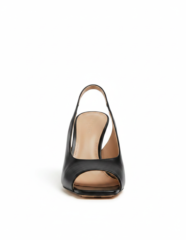 Fiamma | Women's Metallic Knot Heeled Sandals in Gold