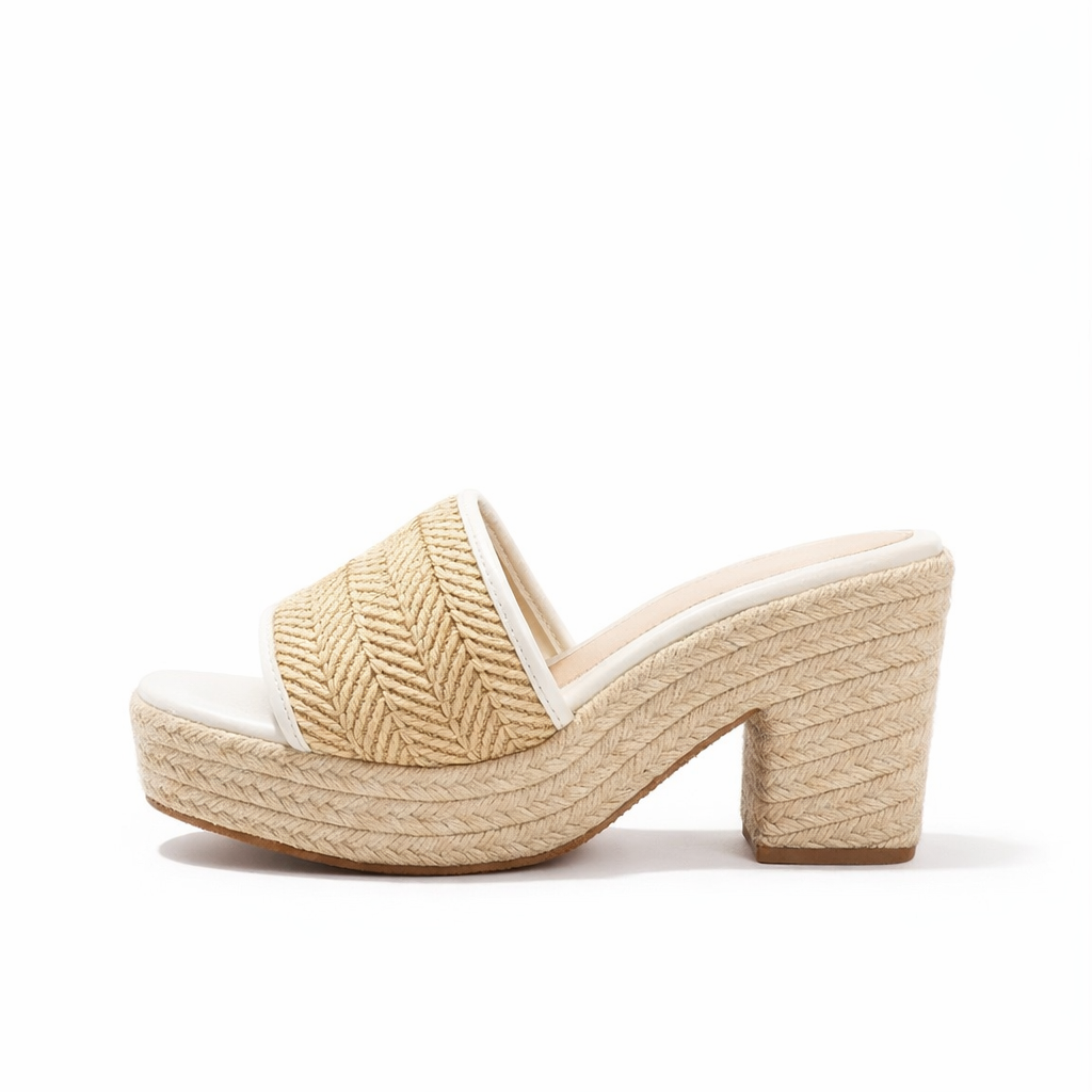 Isla | Women's Woven Strap Block Heel Sandals