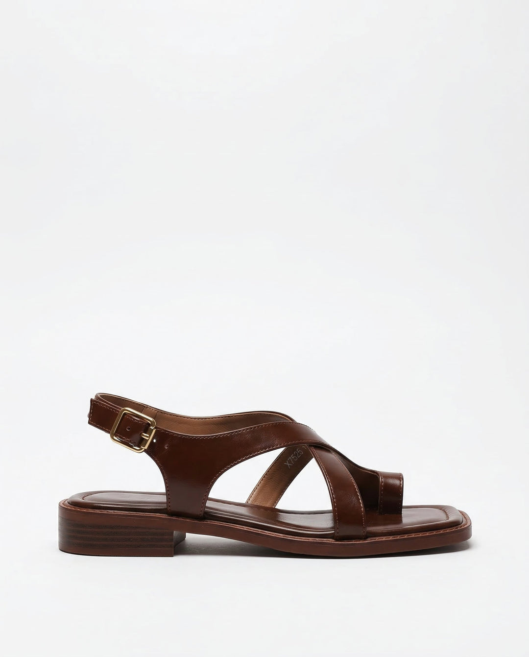 Italian Leather Cross Sandals