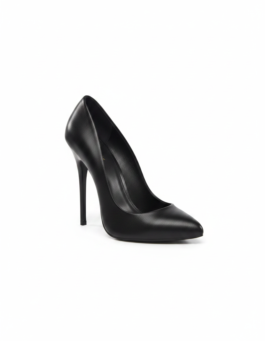 Jolie | Women's Peep Toe Stiletto Pumps in Black