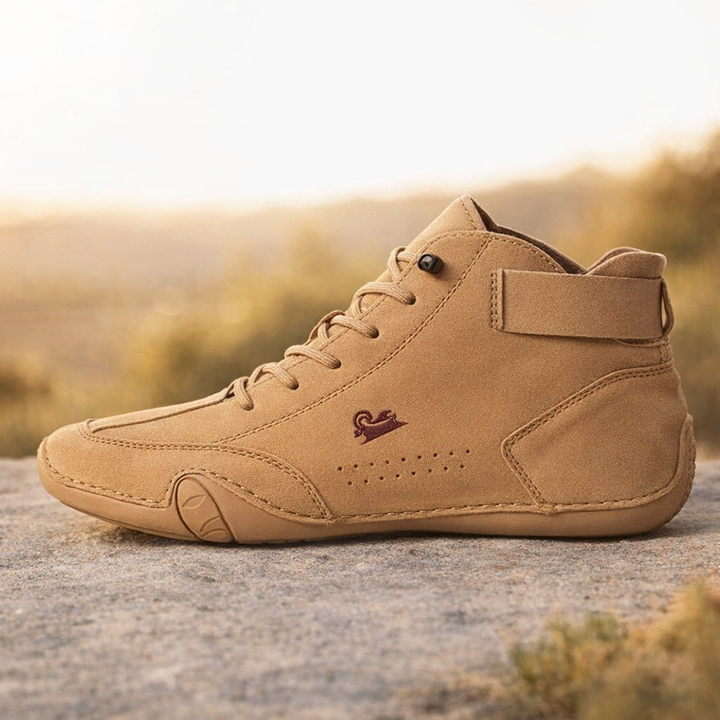 Kryah | Women's Side Zip Leather Ankle Boots