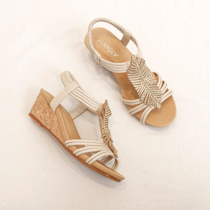 Ophelia Feather Sandals