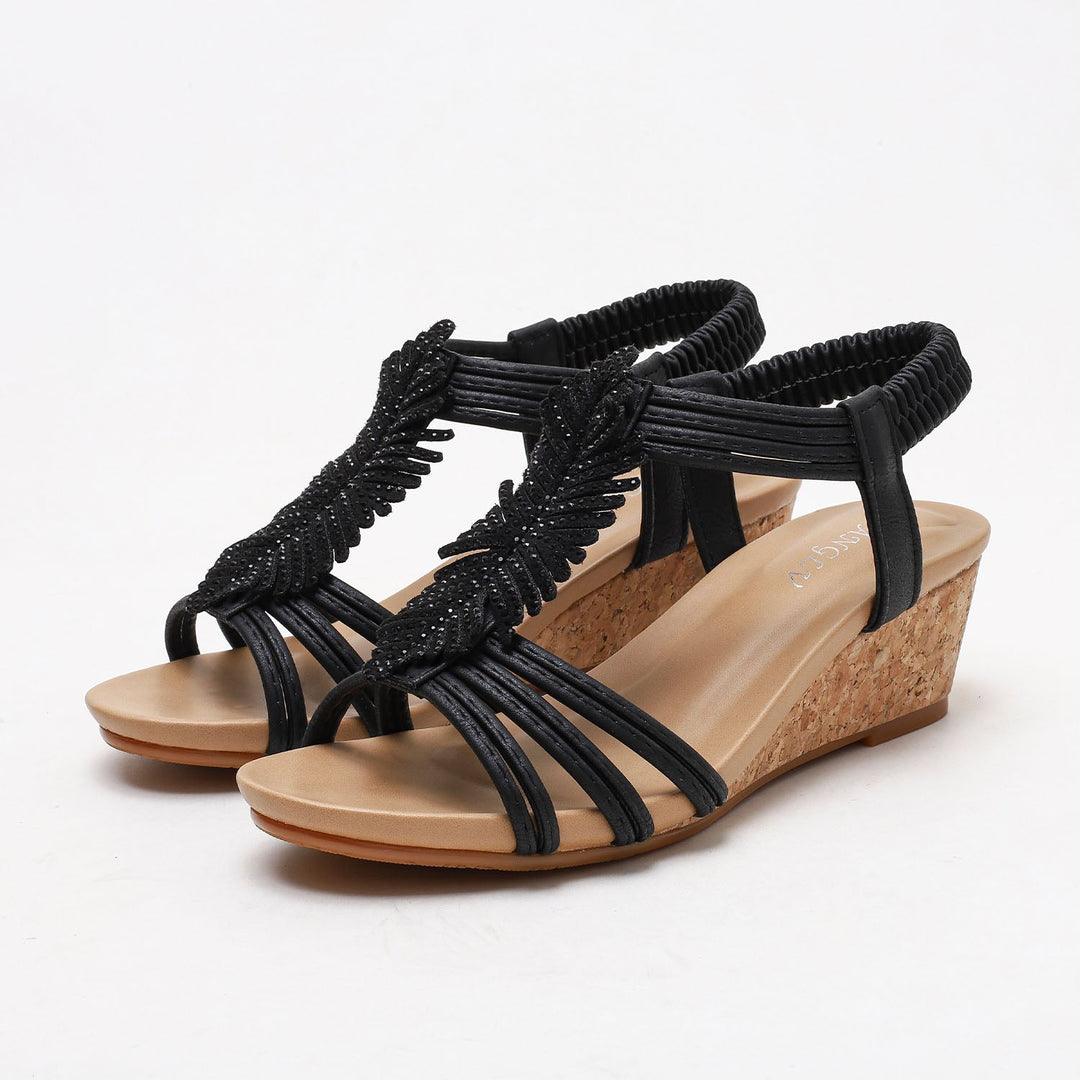Ophelia Feather Sandals