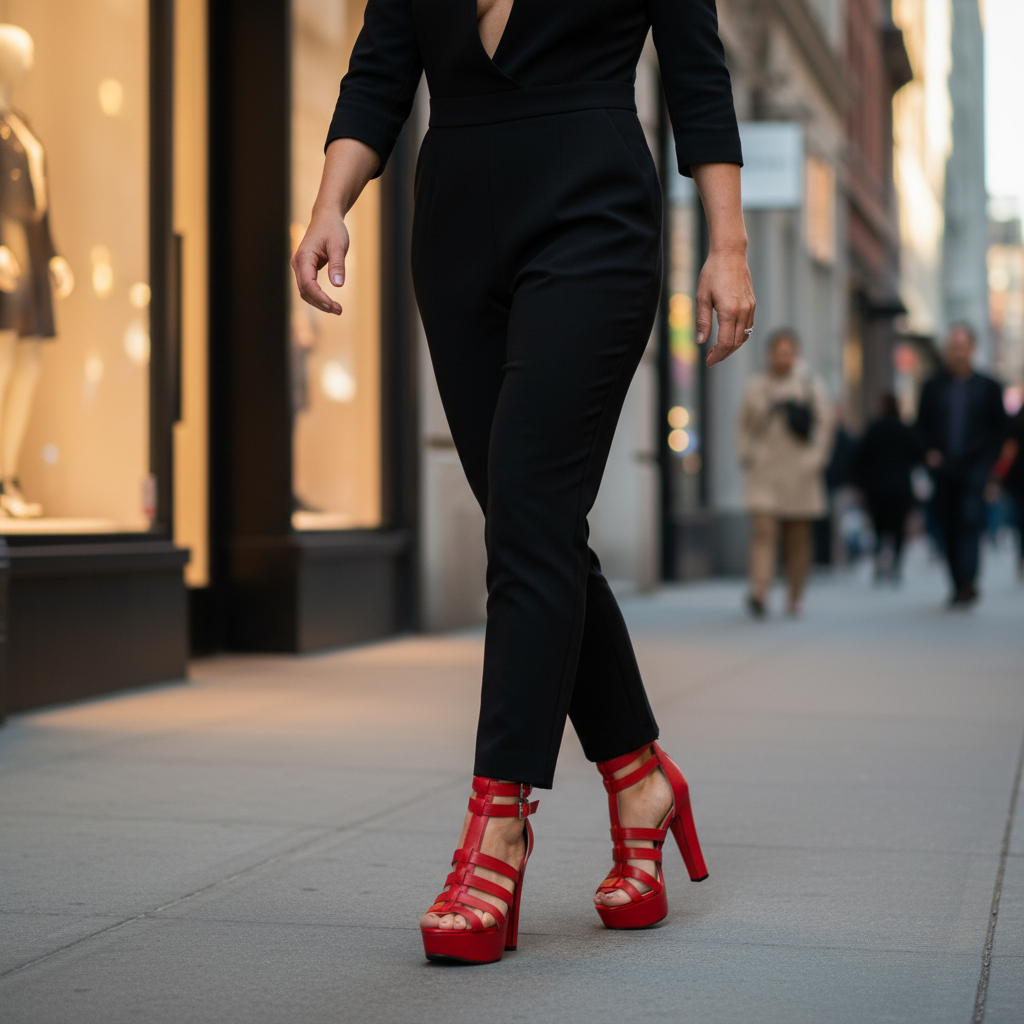 Lacey | Women's Strappy Platform Block Heels