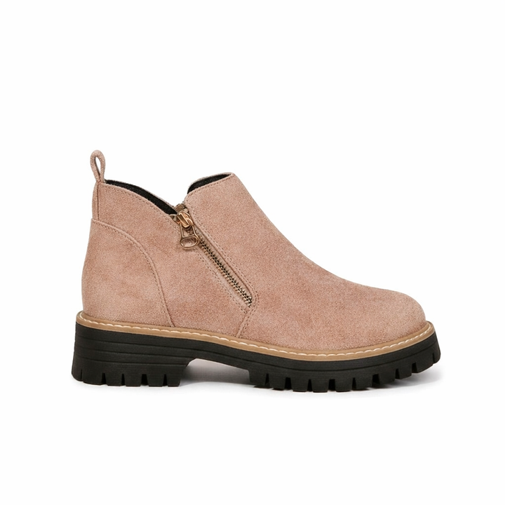 Liora | Women's Suede Knee High Heeled Boots
