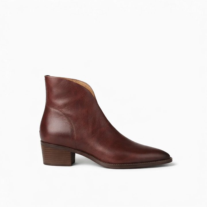 Lissie | Women's Square Toe Block Heel Ankle Boots