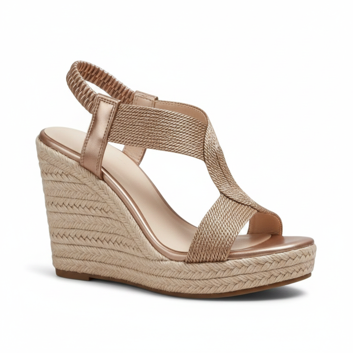 Noelle | Women's Knit Open Toe Slingback Heels