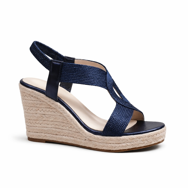 Noelle | Women's Knit Open Toe Slingback Heels