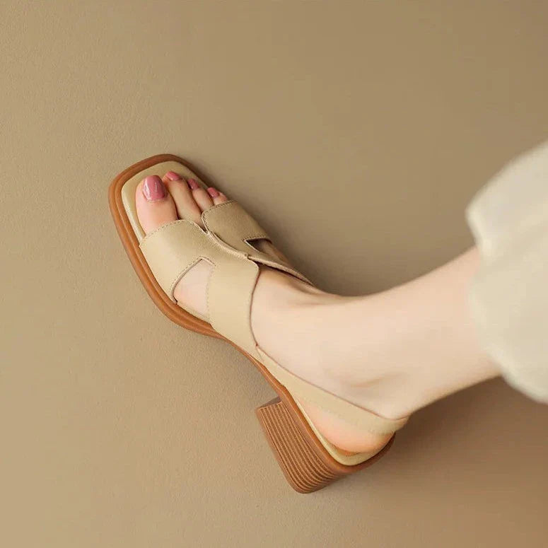 Sassari Leather Heeled Sandals