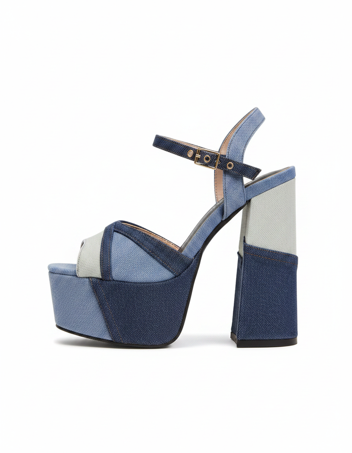 Selah | Women's Colorblock Strap Platform Sandals