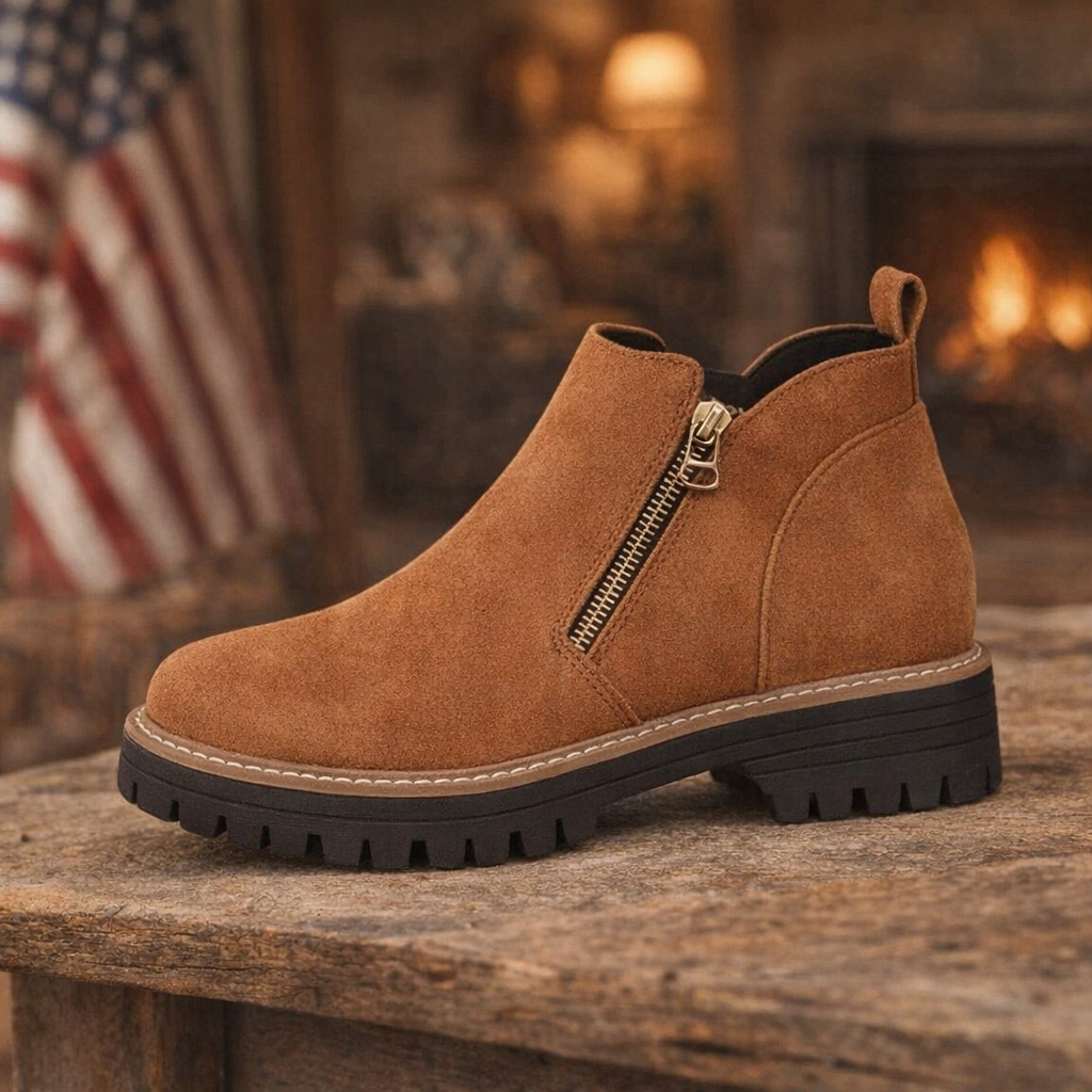 Thalyanna | Women's Comfort Lace-Up Wide Ankle Boots