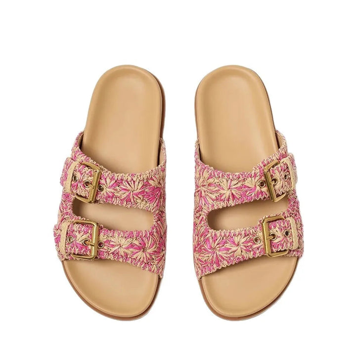 The Positano Buckle Sandal