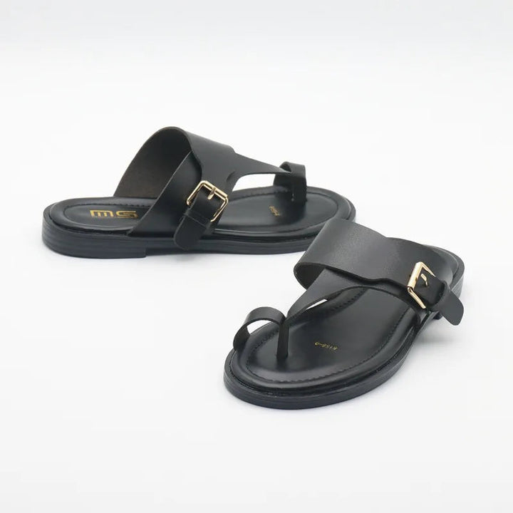 Valencia Leather Buckle Sandal