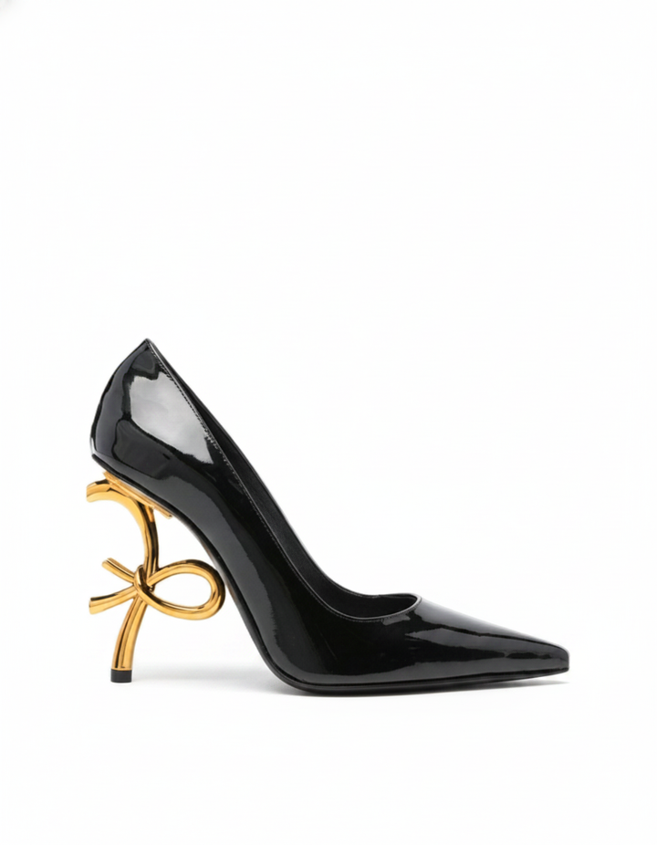 Vienna | Women's Metal Knot Block Heels