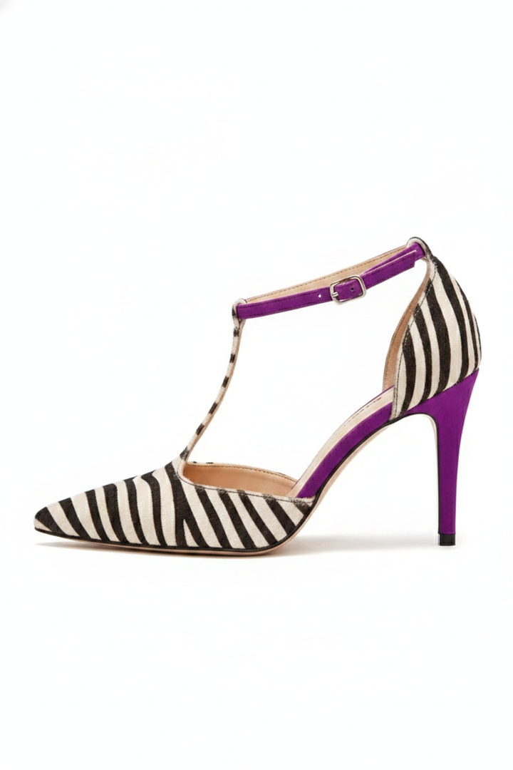 Virelle | Women's Zebra Print Stiletto Heels