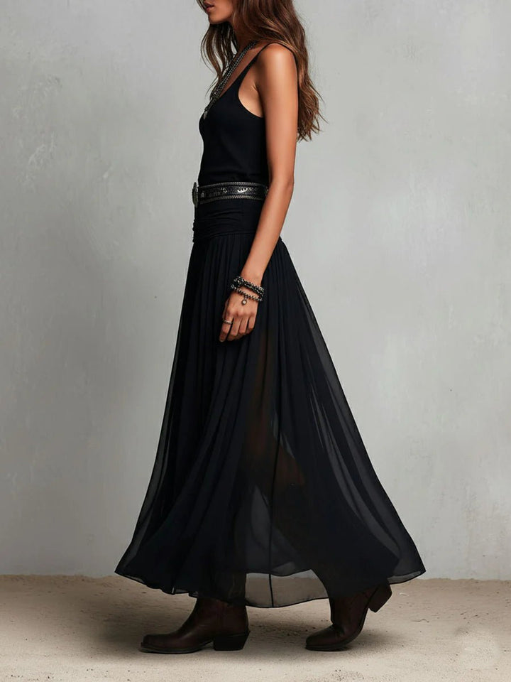 Grace | Women's Sleeveless Boho V-Neck Maxi Dress