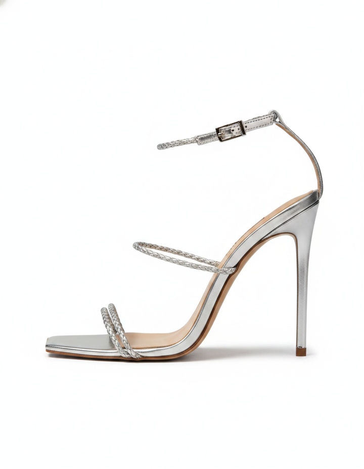 Zabby | Women's Woven Strap Heeled Sandals