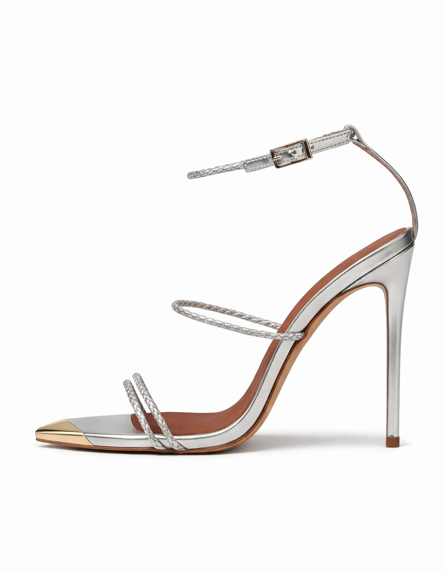 Zabby | Women's Woven Strap Heeled Sandals